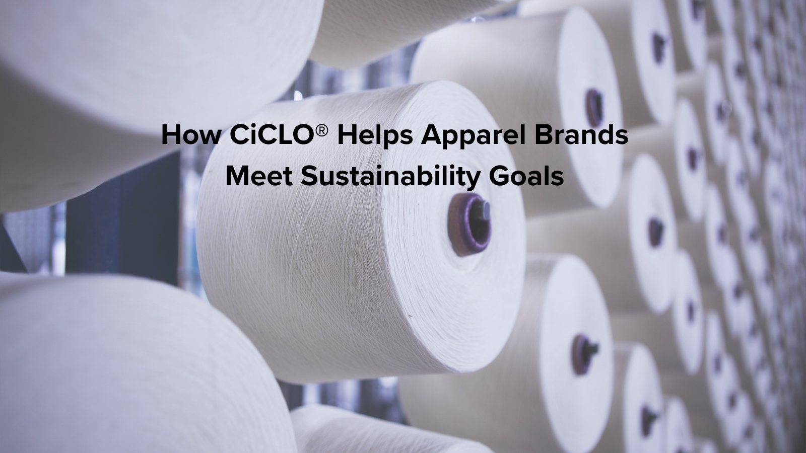 Eco-Friendly Innovation: How CiCLO® Helps Apparel Brands Meet Sustainability Goals